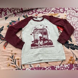 NWT Fender lovebirds love machine sweatshirt S